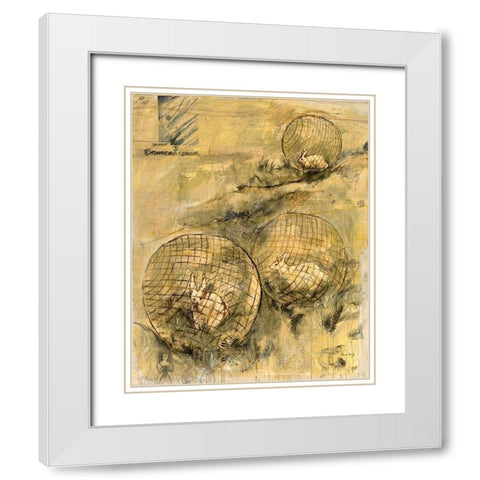 Extinction and Protection White Modern Wood Framed Art Print with Double Matting by Wiley, Marta