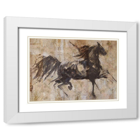 Chinese Lepa Zena I White Modern Wood Framed Art Print with Double Matting by Wiley, Marta