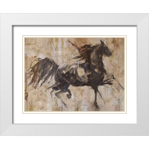Chinese Lepa Zena I White Modern Wood Framed Art Print with Double Matting by Wiley, Marta