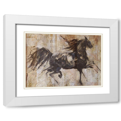 Chinese Lepa Zena II White Modern Wood Framed Art Print with Double Matting by Wiley, Marta