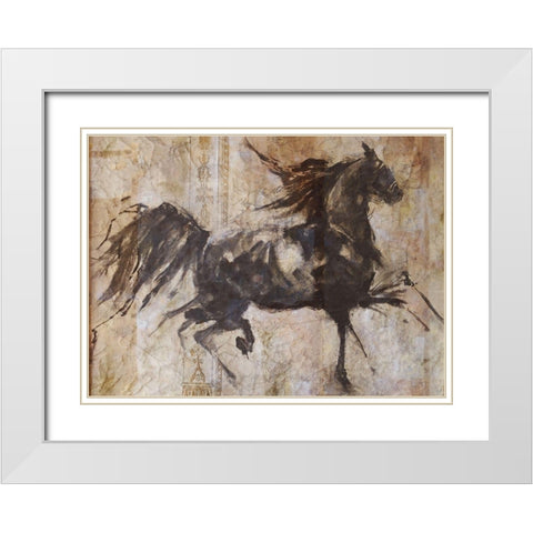 Chinese Lepa Zena II White Modern Wood Framed Art Print with Double Matting by Wiley, Marta