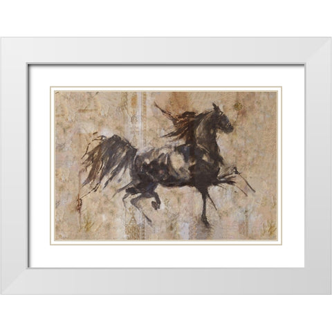 Chinese Lepa Zena  IV White Modern Wood Framed Art Print with Double Matting by Wiley, Marta