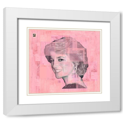 Prince D- 1st take White Modern Wood Framed Art Print with Double Matting by Wiley, Marta