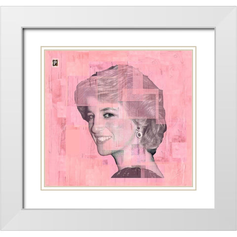Prince D- 1st take White Modern Wood Framed Art Print with Double Matting by Wiley, Marta