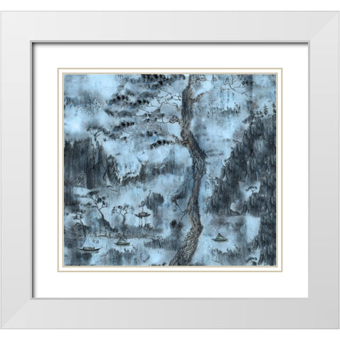 Chinese Dream II White Modern Wood Framed Art Print with Double Matting by Wiley, Marta
