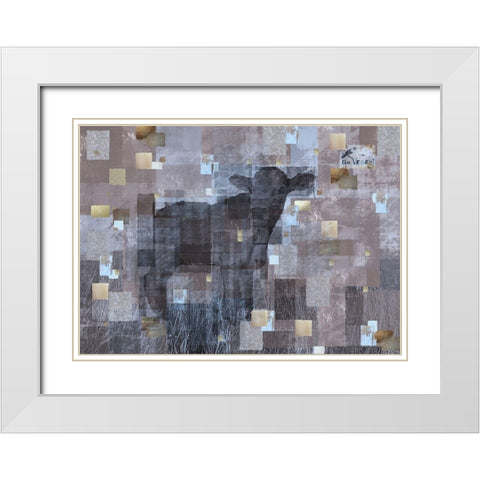 VEGAN- Soft White Modern Wood Framed Art Print with Double Matting by Wiley, Marta