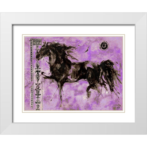 Lepa Zena XXIIII White Modern Wood Framed Art Print with Double Matting by Wiley, Marta