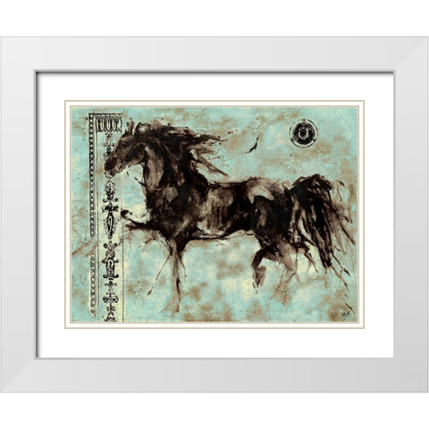 Lepa Zena  XXVII White Modern Wood Framed Art Print with Double Matting by Wiley, Marta