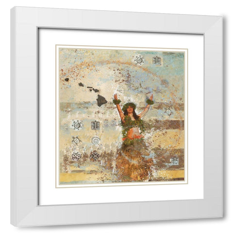 Sun Salutation VII White Modern Wood Framed Art Print with Double Matting by Wiley, Marta