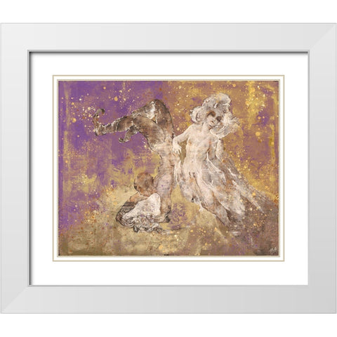 Shell boy VI White Modern Wood Framed Art Print with Double Matting by Wiley, Marta