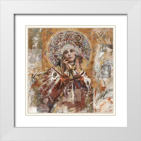 Ana Povlava, Russia Series White Modern Wood Framed Art Print with Double Matting by Wiley, Marta