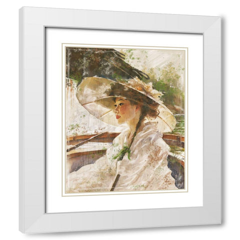 Japanese Beauty II White Modern Wood Framed Art Print with Double Matting by Wiley, Marta