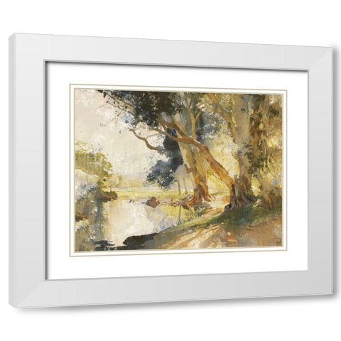 Scottland Watercolor II White Modern Wood Framed Art Print with Double Matting by Wiley, Marta