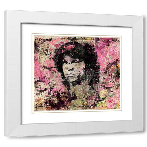 Jim Morrison IIII White Modern Wood Framed Art Print with Double Matting by Wiley, Marta