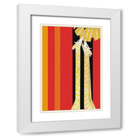 African Landscape, 1929 White Modern Wood Framed Art Print with Double Matting by McIntosh, Frank