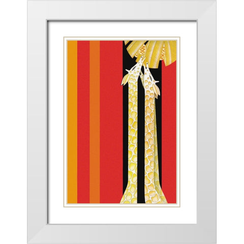 African Landscape, 1929 White Modern Wood Framed Art Print with Double Matting by McIntosh, Frank