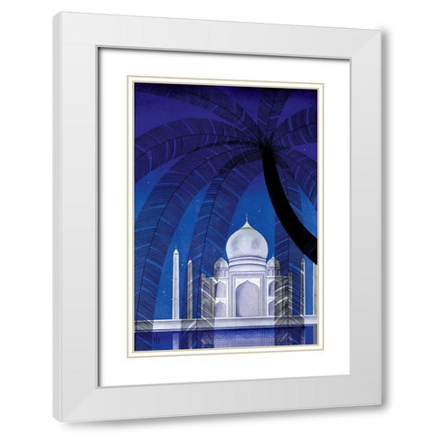 In Agra, 1930 White Modern Wood Framed Art Print with Double Matting by McIntosh, Frank
