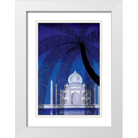 In Agra, 1930 White Modern Wood Framed Art Print with Double Matting by McIntosh, Frank