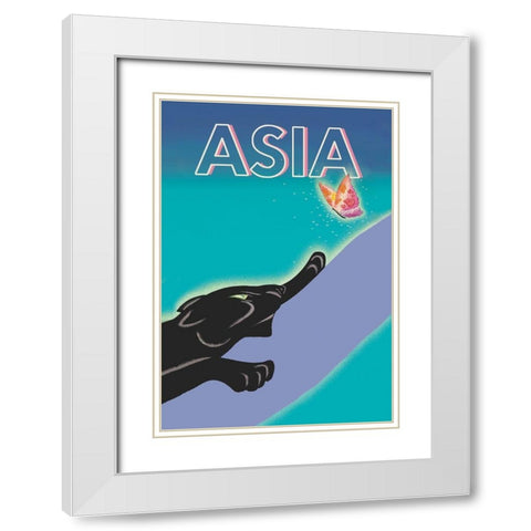 Bright Moment, 1932 White Modern Wood Framed Art Print with Double Matting by McIntosh, Frank