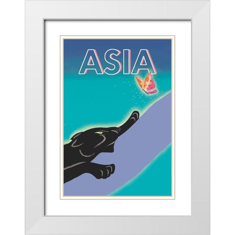 Bright Moment, 1932 White Modern Wood Framed Art Print with Double Matting by McIntosh, Frank