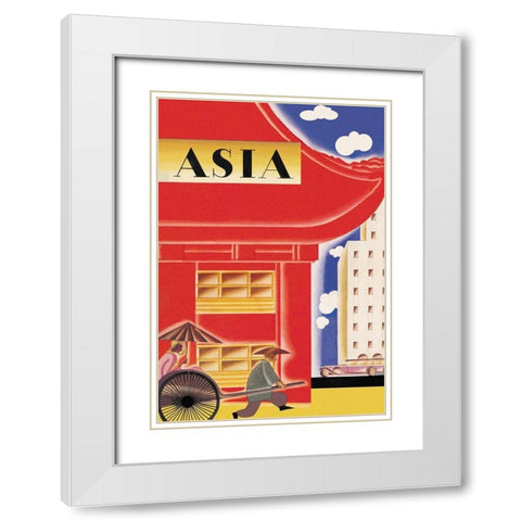 Innovation, 1932 White Modern Wood Framed Art Print with Double Matting by McIntosh, Frank