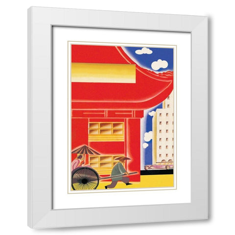 Innovation, 1932 White Modern Wood Framed Art Print with Double Matting by McIntosh, Frank