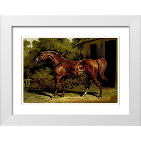 Eclipse, 1900 White Modern Wood Framed Art Print with Double Matting by Sidney, Samuel