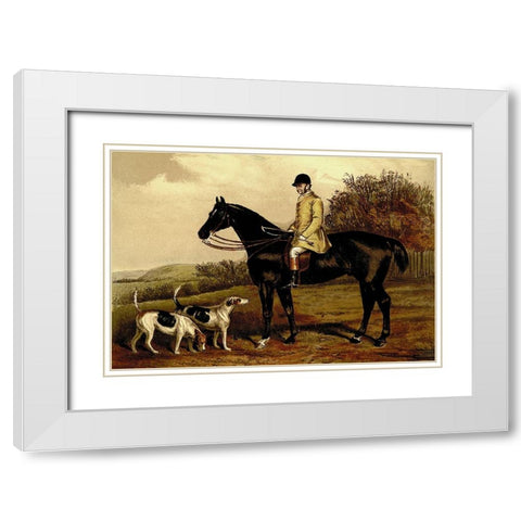 Jem Morgan, 1900 White Modern Wood Framed Art Print with Double Matting by Sidney, Samuel