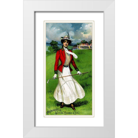 Humphreys Witch Hazel Oil White Modern Wood Framed Art Print with Double Matting by Advertisement