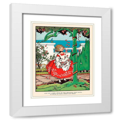 Carry Away the Treasure White Modern Wood Framed Art Print with Double Matting by Field, Eugene
