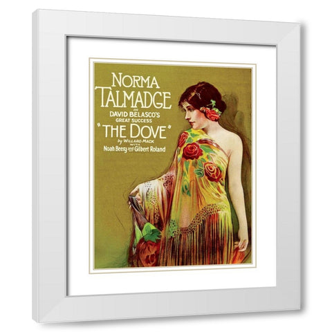 Vintage Film Posters: Dove White Modern Wood Framed Art Print with Double Matting by Unknown