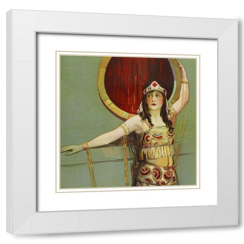 Vintage Film Posters: Her Purchase Price - Detail White Modern Wood Framed Art Print with Double Matting by Unknown