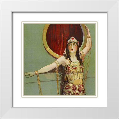 Vintage Film Posters: Her Purchase Price - Detail White Modern Wood Framed Art Print with Double Matting by Unknown