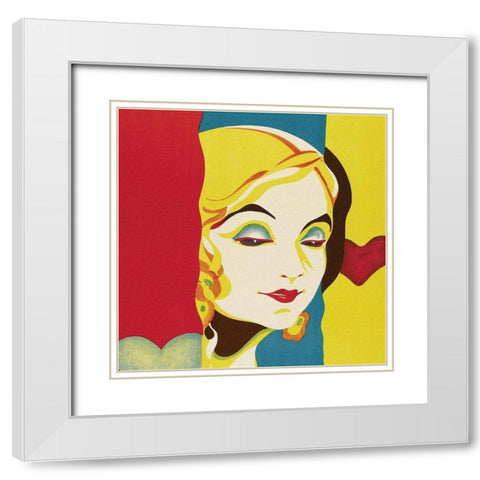 Vintage Film Posters: Seduction Erotik - Detail White Modern Wood Framed Art Print with Double Matting by Unknown