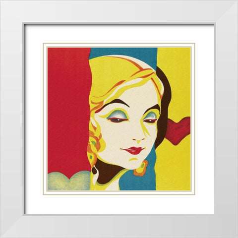 Vintage Film Posters: Seduction Erotik - Detail White Modern Wood Framed Art Print with Double Matting by Unknown