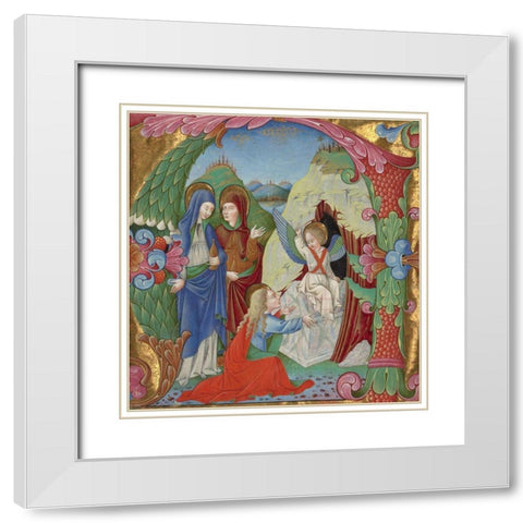 Cutting from an Antiphonal White Modern Wood Framed Art Print with Double Matting by da Gallarate, Bartolomeo Riossi