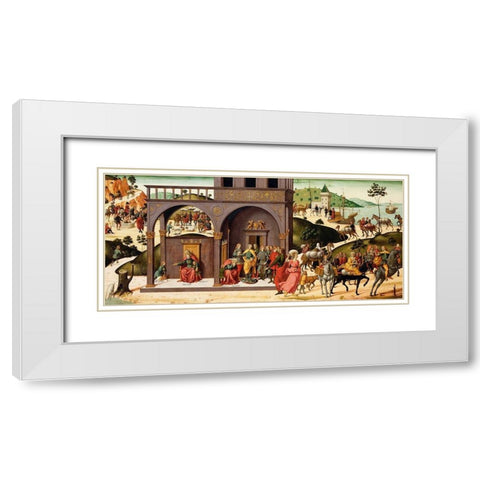 The Story of Joseph White Modern Wood Framed Art Print with Double Matting by d''Antonio, Biagio