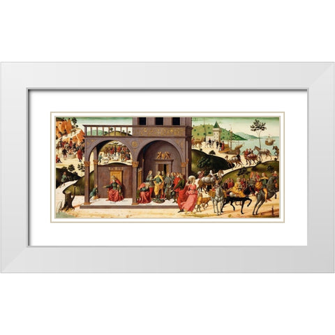 The Story of Joseph White Modern Wood Framed Art Print with Double Matting by d''Antonio, Biagio