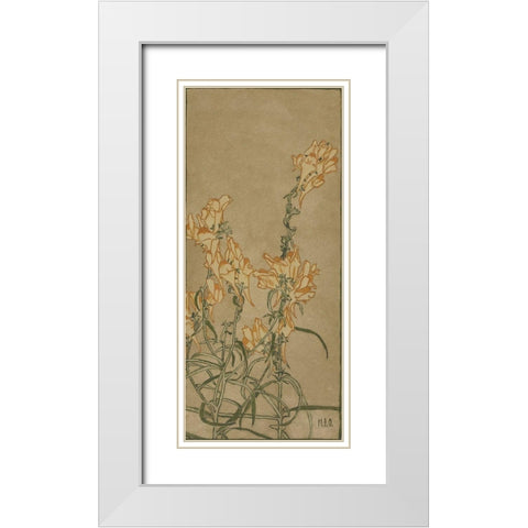 Butter and Eggs White Modern Wood Framed Art Print with Double Matting by Overbeck, Hannah Borger