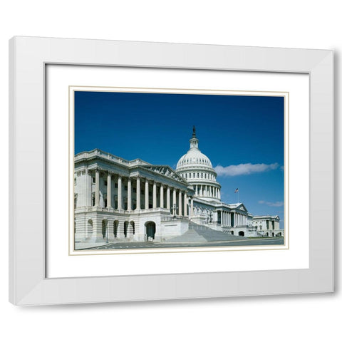 U.S. Capitol, Washington, D.C. White Modern Wood Framed Art Print with Double Matting by Highmith, Carol