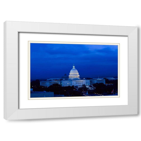 U.S. Capitol, Washington, D.C. #2 White Modern Wood Framed Art Print with Double Matting by Highmith, Carol