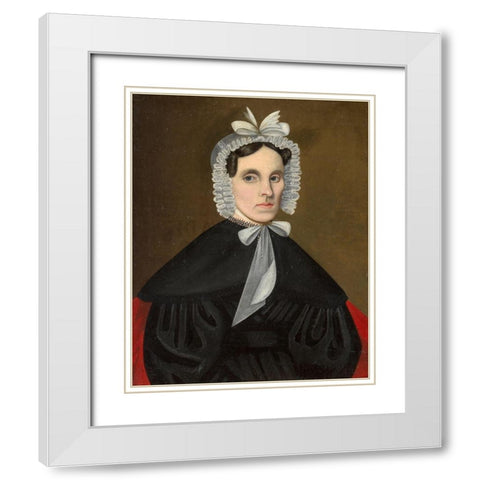 Sally Avery Olds White Modern Wood Framed Art Print with Double Matting by Wade, Jeptha Homer