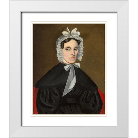Sally Avery Olds White Modern Wood Framed Art Print with Double Matting by Wade, Jeptha Homer