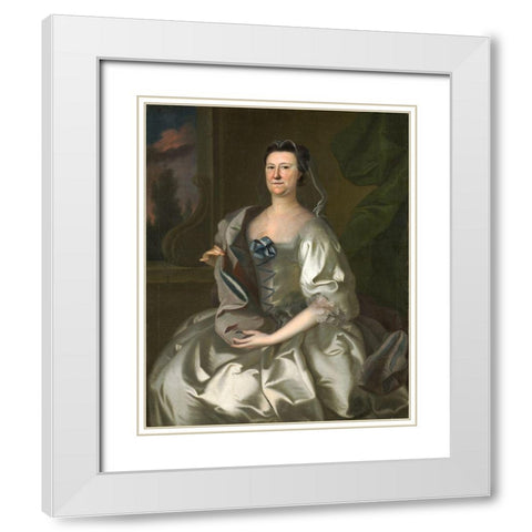 Hannah Wentworth Atkinson White Modern Wood Framed Art Print with Double Matting by Blackburn, Joseph