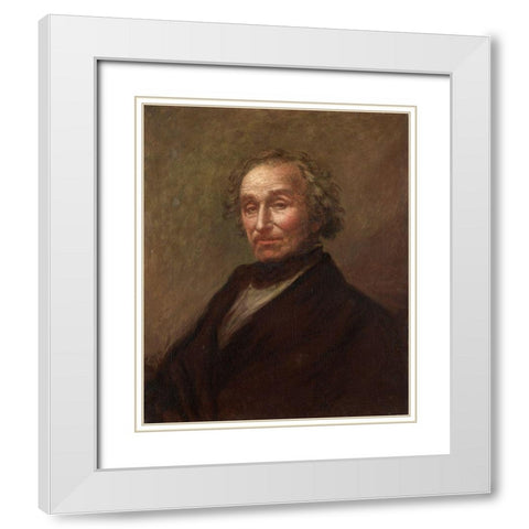 Alvan Clark White Modern Wood Framed Art Print with Double Matting by America 19th Century