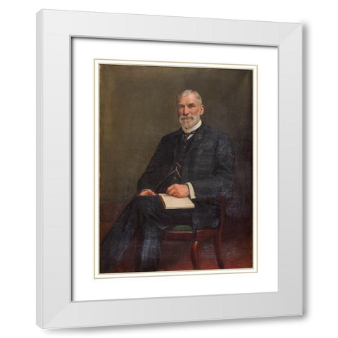 Henry C Ranney White Modern Wood Framed Art Print with Double Matting by Simmons, Freeman Willis