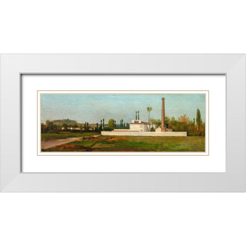 Industrial Plant White Modern Wood Framed Art Print with Double Matting by Chintreuil, Antoine