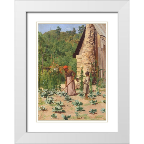 The Way They Live White Modern Wood Framed Art Print with Double Matting by AnshutzÂ , Thomas