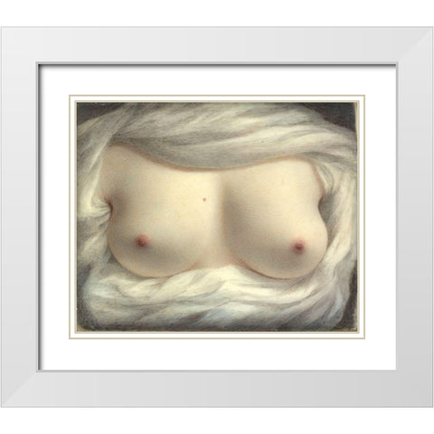 Beauty Revealed White Modern Wood Framed Art Print with Double Matting by Goodridge, Sarah