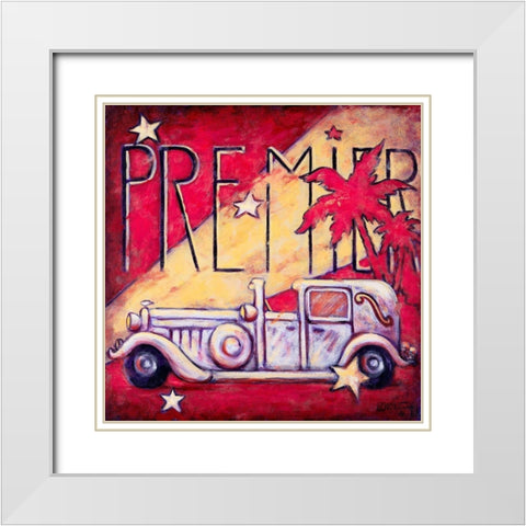 Premier White Modern Wood Framed Art Print with Double Matting by Kruskamp, Janet